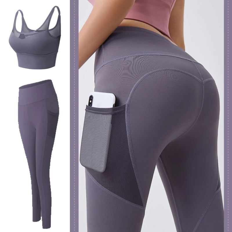 Brizz Womens Seamless Yoga Set