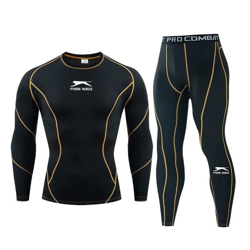 Brizz Mens Thermal Compression Sports Set