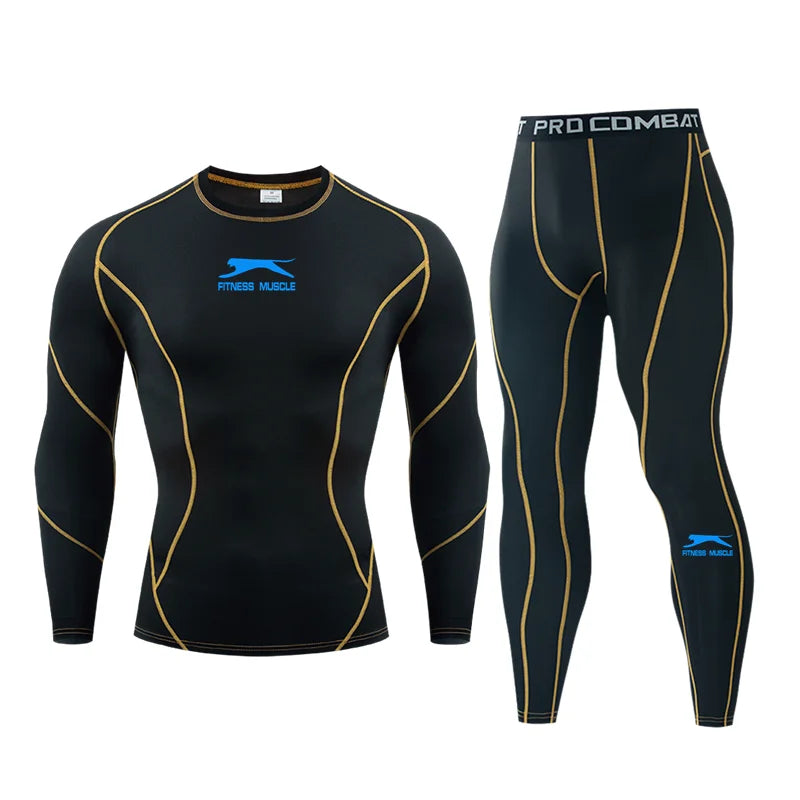 Brizz Mens Thermal Compression Sports Set
