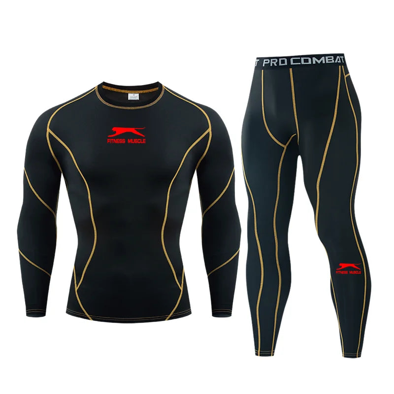 Brizz Mens Thermal Compression Sports Set